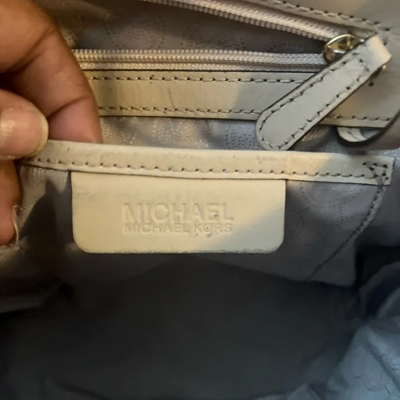 Authentic Michael Kors Brown and Cream Tote Bag - Picture 9 of 10